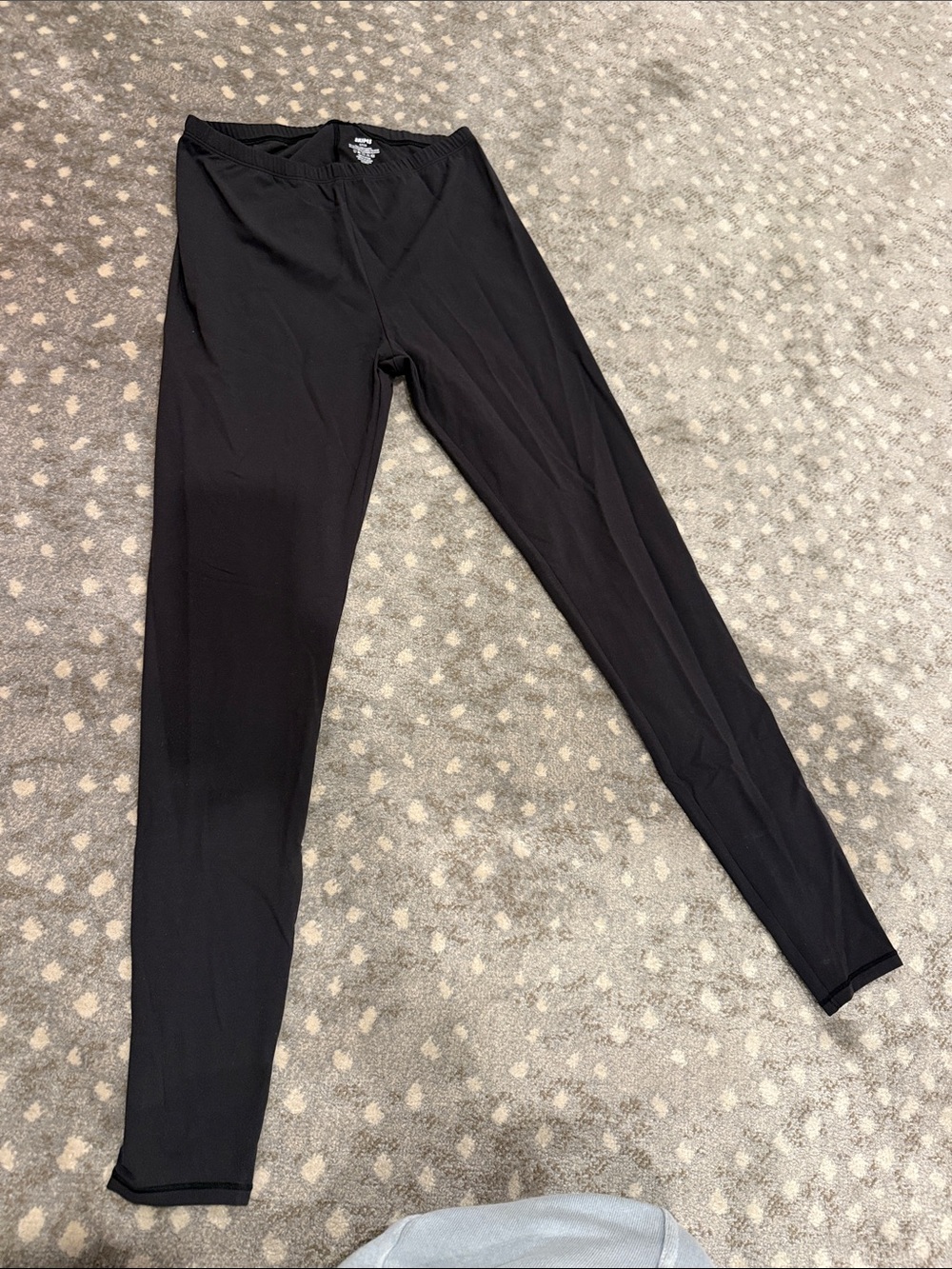 SKIMS Black Stretch Leggings